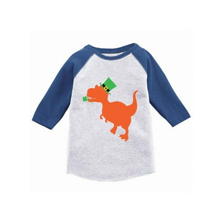 Cw Jersey - Awkward Styles Irish Dinosaur Youth Raglan St. Patrick's Day Jersey Shirt Irish Gifts for Kids Girls Saint Patrick Outfit St. Patrick Tshirt for Boys Dinosaur Jersey Shirt Irish Baseball Shirt