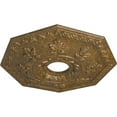 thumbnail image 3 of Ekena Millwork 18"OD x 3 1/2"ID x 1 1/2"P Nottingham Ceiling Medallion (Fits Canopies up to 4 5/8"), Hand-Painted Rubbed Bronze, 3 of 5