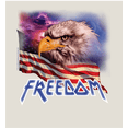 thumbnail image 2 of Americana Freedom Eagle Adult Sand Long Sleeve Hoodie-XXL, 2 of 3