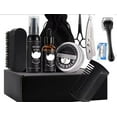 thumbnail image 1 of Men's Beard Care Set - Beard Growth Oil + Double-Sided Comb + Balm - Multiple Specifications Available (10PCS-Black), 1 of 8