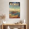thumbnail image 2 of Elephant Stock Key West Florida Wall Art - Vertical Canvas Wall Art - Living Room Wall Decor - Places Canvas - Turquoise And Brown Decor By Kerne Erickson - 24" x 36", 2 of 8