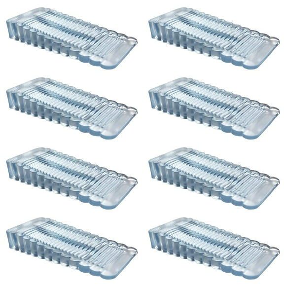 Oksdown 8 Pack Butées de Porte en Caoutchouc Transparent Premium Antidérapantes en Silicone pour Patio