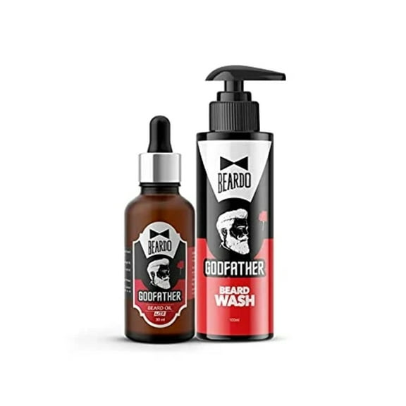 Beardo Godfather Combo (Godfather Oil 30ml, Godfather Wash 100ml)