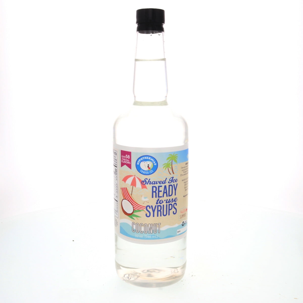 Coconut Ready to Use Shaved Ice or Sno Cone Syrup Quart