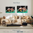 thumbnail image 4 of Elephant Stock All In Poker Wall Art - Horizontal Canvas Wall Art - Living Room Wall Decor - Hobbies And Lifestyle Canvas - Black And Teal Decor - 39" x 26", 4 of 8