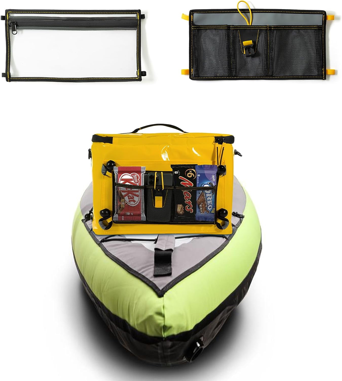VORVIL Kayak Cooler Behind Seat with Waterproof Storage Bag
