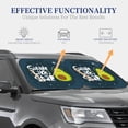 thumbnail image 4 of Xecao Avocado in Space1 for Foldable Car Sun Shades (2-Pack) offer sun protection with an easy-fold design for convenient windshield shading., 4 of 7