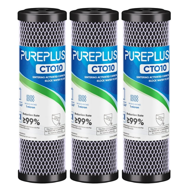 Cartucho de filtro de agua PUREPLUS 1 Micron 10x2.5