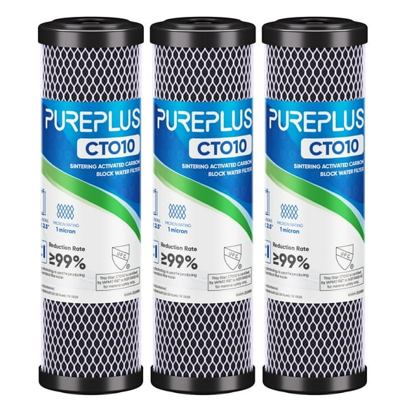Cartucho de filtro de agua PUREPLUS 1 Micron 10x2.5