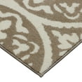 Mainstays Tan Medallion Plush Indoor Accent Rug, 30
