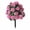 Pink, variant on Artificial Begonia Flower Stakes Realistic Silk Faux Floral Arrangement Outdoor Garden Lawn Balcony Patio Courtyard Landscaping Decor For Home(Orange)