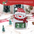 thumbnail image 5 of Calendario navideño Decoraciones Adornos navideños de madera Calendario de cuenta regresiva de Adviento (muñeco de nieve) Rojo Verde RV011031-01146SDJ, 5 of 5