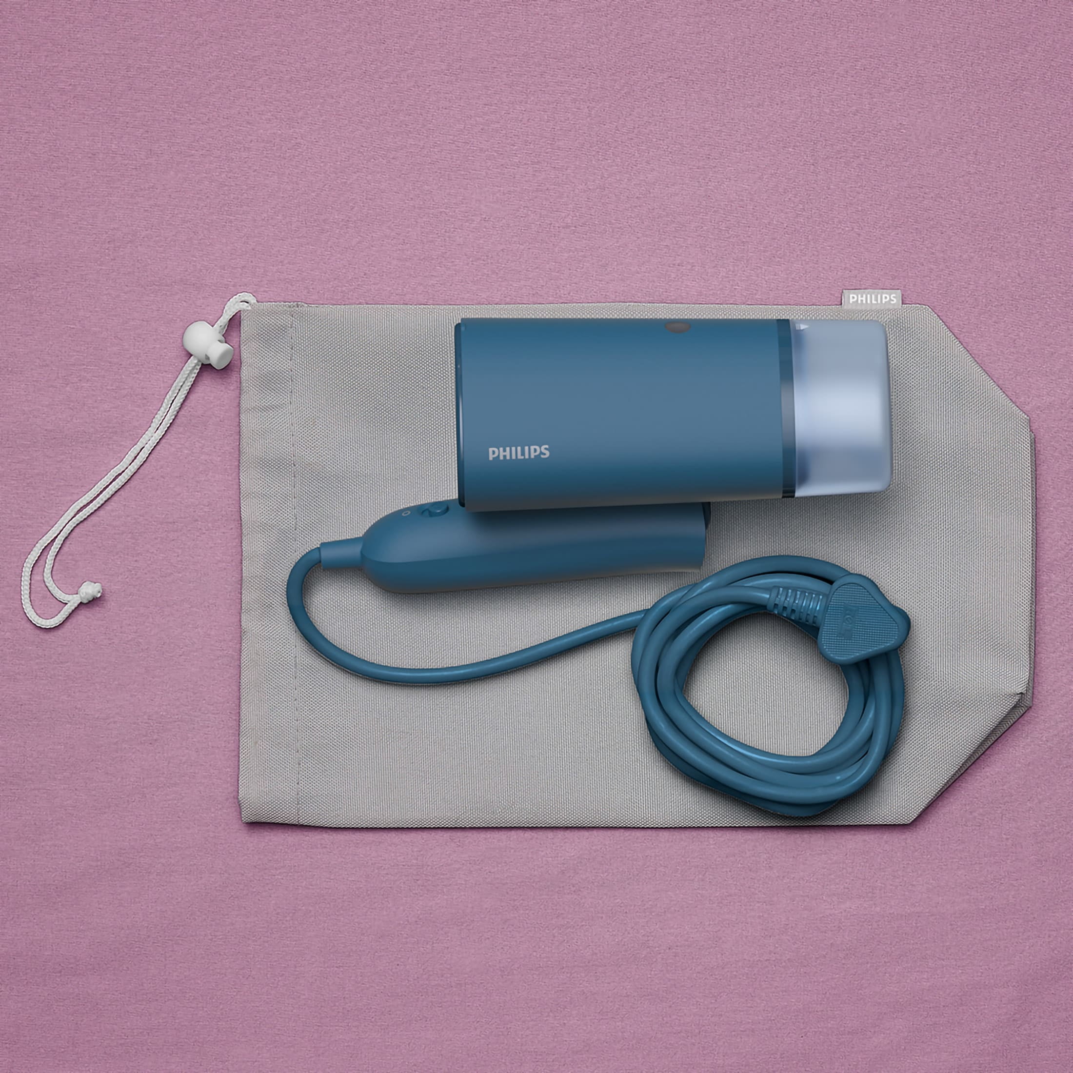 Philips Handheld Garment Steamer, Blue