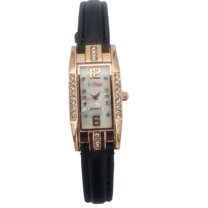 The Matunna-Kelly I-TW555 Diamond face Quartz Women Wristwatch - Black