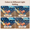thumbnail image 7 of Design&I 8'x10' Ultra Soft Area Rug, Classroom Ocean Under Whale Octopus Starfish Animals Themed Creature None Fluffy Washable Non Shedding for Bedroom Living Room Under Sectional, 7 of 7