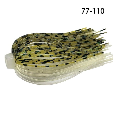 5 pcs/lot 88 Strands 64mm Silicone Skirts Elastic hole Umbrella skirts Fishing Accessories Buzzbaits Spinner Buzz Bait 77-110