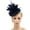 Navy, variant on Miorin Under $10 Summer Hair Accessories, Fascinators Hat, Fascinator for Women Tea Party Mesh Headband Hat Clip Veil Headwear with Necklace Derby Pillbox Gray