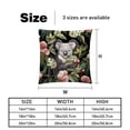 thumbnail image 5 of Koala Exclusive Velvet Throw Pillow Inserts Set of 2 with Unique Patterns - 16x16, 18x18, 20x20 Inches for Pillow Covers and Decorative Pillows for Home, 5 of 6