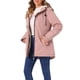 thumbnail image 4 of CHAQUETA PARCA DE MUJER INSPIRADA EN CHIC CON CINTURA AJUSTABLE Y BOLSILLOS DE MANGA LARGA CON CAPUCHA DE PIEL SINTÉTICA TALLA XS ROSA, 4 of 6
