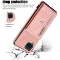 thumbnail image 6 of REQO Phone Case for Samsung Galaxy A12/M12 Wallet Cover with Tempered Glass Screen Protector Wrist Crossbody Strap Shoulder Lanyard Credit Card Holder Stand Leather Cell A 12 5G A-12 S12 12A 4G, 6 of 7