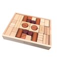 thumbnail image 4 of Bloques de construcción de madera Formas 3D Material didáctico Juguete educativo Sólidos geométricos Formas geométricas para niñas y niños Regalo para, 4 of 10