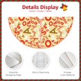 thumbnail image 3 of Bingfone Christmas Tree Skirt Mat Christmas Decoration Interior 36" -Scandinavian Alphabet2, 3 of 6
