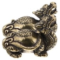 thumbnail image 4 of 2 Pcs Distressed Solid Dragon Turtle Keychain Pendant (2pcs), 4 of 8