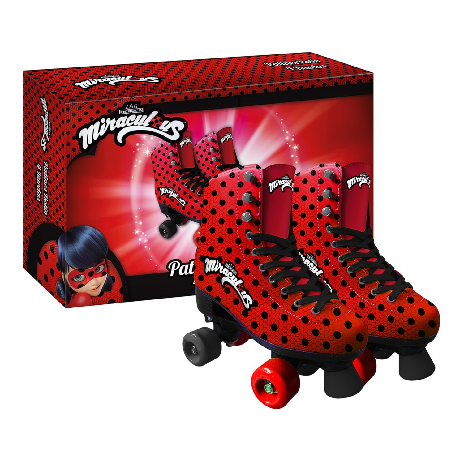 Patines Botín 4 Ruedas (Talla 38) Miraculous