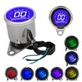 thumbnail image 4 of 7 Couleur Modifié Moto LCD Multifonction Tachymètre Compteur d'Huile Instrument 12V, 4 of 8