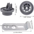 thumbnail image 4 of RDEXP 8 x Plastic Mounting Bracket Rack Roller Set Replacement for Samsung Dishwasher, 4 of 5