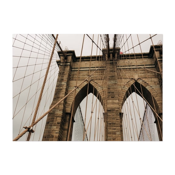 The Brooklyn Bridge 03 - Manhattan New York Photography Unframed Wall Art Print 5 x 7 inches