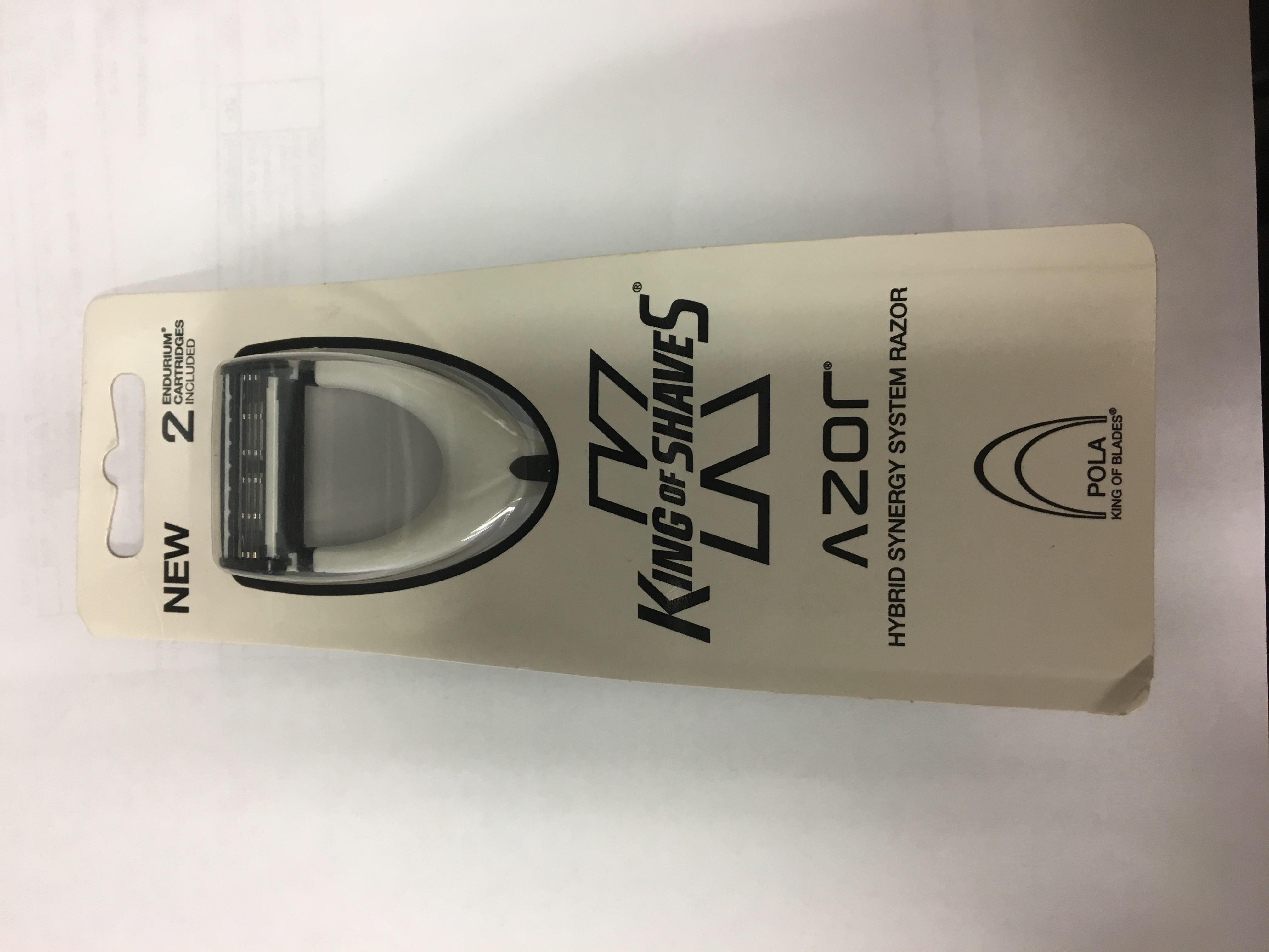 King of Shaves Azor Pola Hybrid Synergy Razor White