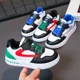 thumbnail image 4 of Zapatillas de deporte para niños 2023 primavera otoño nuevo estilo moda coreana zapatos de tablero de bloques de Color zapatos versátiles para niños y niñas, 4 of 5