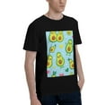 thumbnail image 2 of Bingfone Cartoon Avocado Men'S Loose Fit Short-Sleeve Pocket T-Shirt, 2 of 7