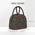 thumbnail image 3 of Haiem Strawberry Printed Lunch Bag Women, Lunch Box Lunch Bag for Women, Small Leakproof Cute Lunch Tote Large Capacity Reusable Insulated Cooler Lunch Container, 3 of 6