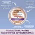 thumbnail image 3 of COVERGIRL Simply Ageless Instant Wrinkle Defying Foundation with Hyaluronic Complex, Vitamin C, and Niacinamide - SPF 28, 100% Cruelty-Free, 3 of 7