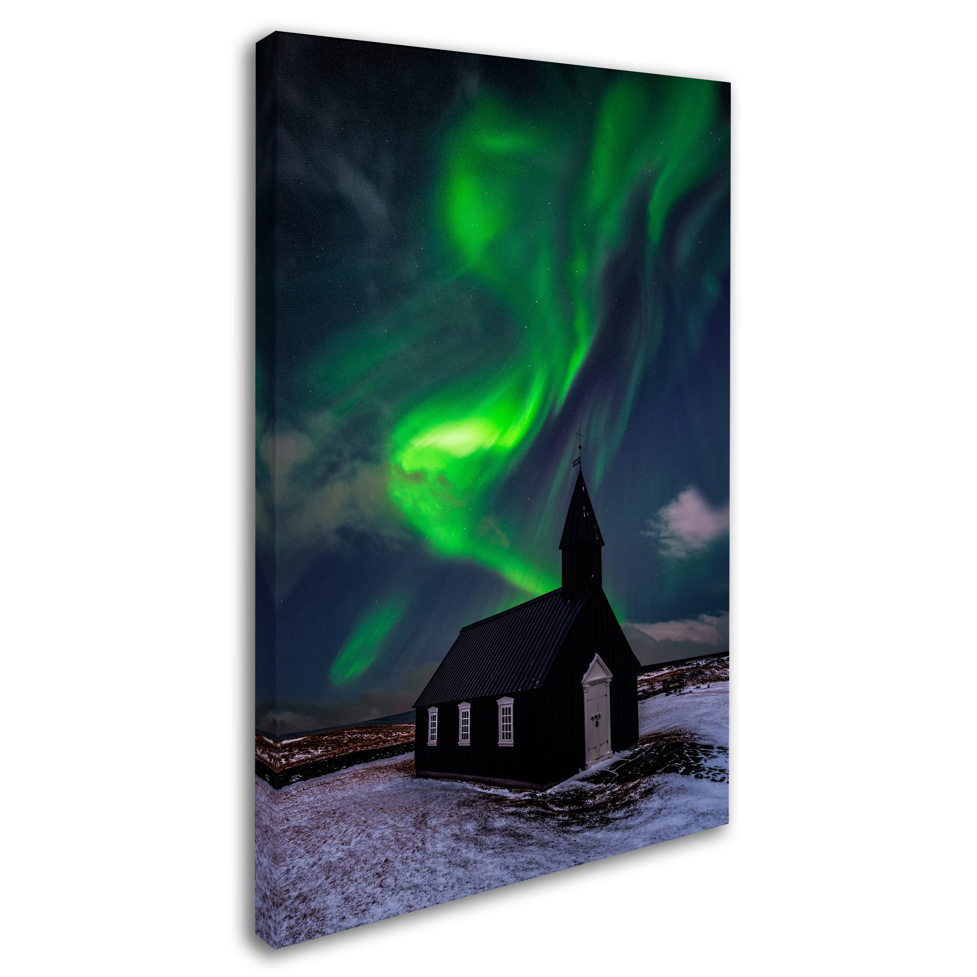 Trademark Fine Art 'Church And Sky' Canvas Art by David Martin Castan