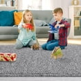 thumbnail image 5 of Runner Rug,Modern Solid Textured Hallway Runner Rug,Low Pile Non-Slip Stain Resistant Area Rug for Home,Office,Machine Washable, 5 of 7