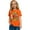 Orange, variant on Gunia 100 Days Of School Shirt Kids Boys Girls Cute Graphic Print Short Sleeve T Shirt Back To School Casual Comfortable Tee Tshirts Tops 2-13 Years