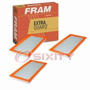 3 pc FRAM CA10118 Extra Guard Air Filters for 19254697 3063744-4 9L8Z-9601-A A3096C A37492 AF1422 AF2893 AF3096 AF5841 MA10242 MGA49893 VA5699 ZZC4-23-603 Intake Inlet Manifold Fuel Delivery Filters