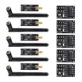 thumbnail image 1 of Módulo Inalámbrico NRF24L01+PA+LNA con Antena de 1100 Metros de Alcance con Adaptador de Módulo Inalámbrico NRF24L01 (5 Unidades), 1 of 7