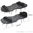 thumbnail image 2 of Effortless Gardening Experience, Lawn Aerator Shoes with Spring-Assisted Cleats for Automatic Dirt Removal, Adjustable Laces for a Custom Fit, Supports up to 200 Pounds, Easy Lawn, 2 of 5