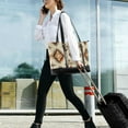 thumbnail image 5 of FORMRS Canvas Laptop Tote Bag for Women with 15.6" Computer Compartments Shoulder Handbag, Geometric Designs, 5 of 7