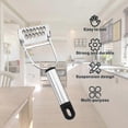 thumbnail image 3 of Stainless Steel Vegetable Peeler and Grater Tool for Carrots and More, 3 of 5