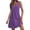 Purple, variant on NXMZXB Womens Summer Dresses 2025 Loose Flowy A-Line Beach Sundress Casual V Neck Solid Color Sleeveless Tank Dress with Pockets Vacation Outfit Clothes Black XXL
