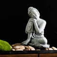 thumbnail image 1 of Dalazy Buddha Statue Zen Decorative Figurine Home Docor Small Sleeping Buddha, 1 of 9
