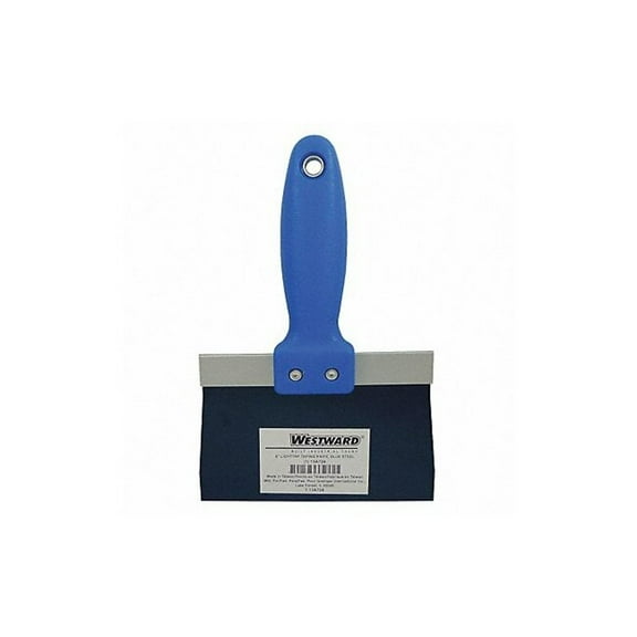 Westward Taping Knife,Straight,Carbon Steel,6"W 13A724