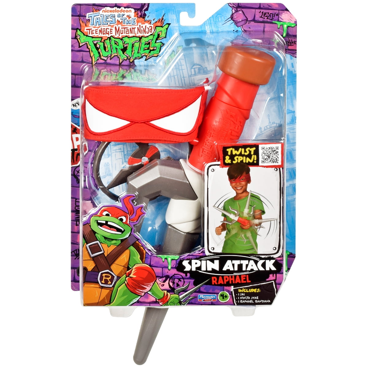 Figurine Raphaël Spin Attack Teenage Mutant Ninja Turtles
