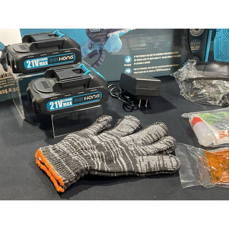 Deihong 21v Max 6'' Mini Cordless Chainsaw New In Box - Walmart.com