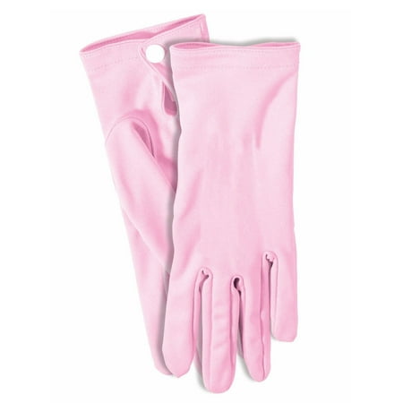 Pink Short Gloves Halloween Costume Accessory